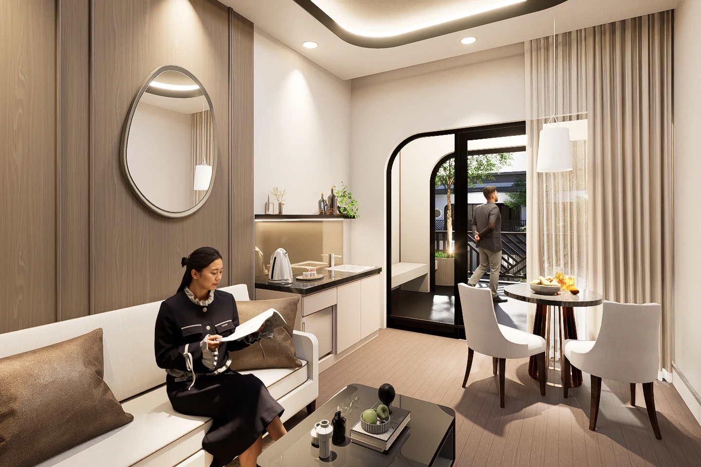 INTERIOR - LIVINGROOM (SIANG) - ROYALE SUITE